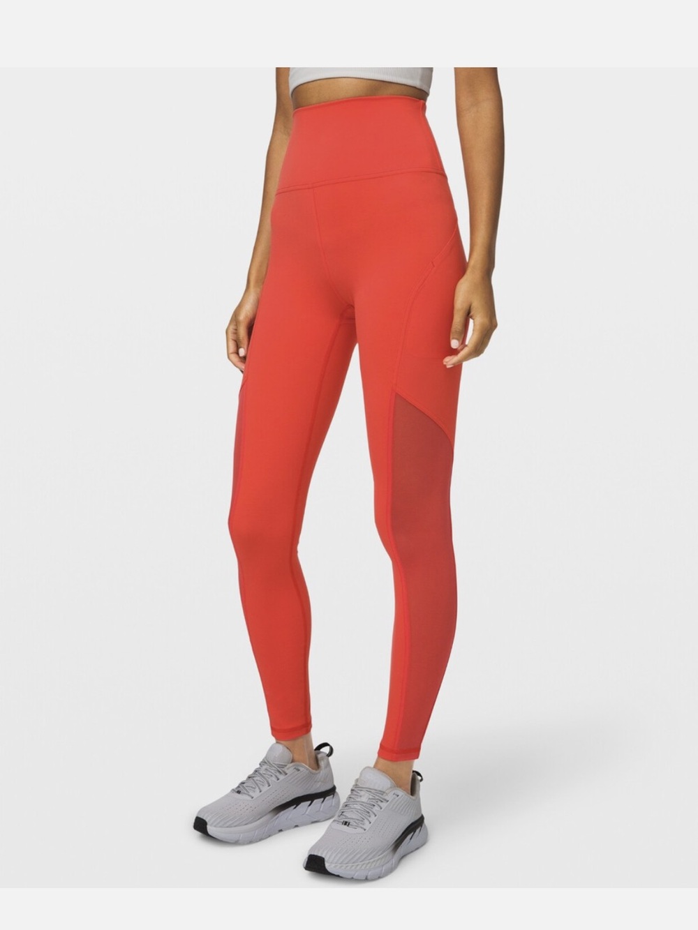 Lululemon - Mastered Motion High Rise Tight 28" - THERMAL RED size 8